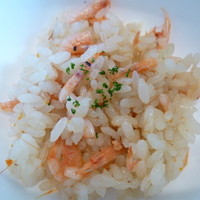 エルルカン・ビス - 桜海老の炊き込みご飯、バターの香りも◎