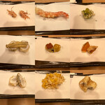 天金 - どれもサクサクです