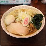 良温 - ワンタン麺 950円 味付玉子 100円