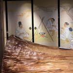 炭焼うな富士 - レジカウンター（人がいらっしゃるので端だけ）