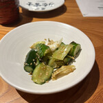 炭焼うな富士 - 無料のお通し（お通しって言わないか）