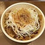 すき家 - 白髪ねぎ牛丼 並