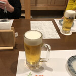 小料理屋 おく - 生ビールはマルエフ