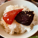 Minami - 茄子 パプリカのオンザライス