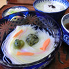 別館 茶寮 お多津 - 料理写真:＜6月＞雨蛙風空豆と素麺