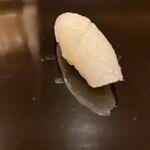 すし繁 - ランチおまかせ７０００円。白イカ。