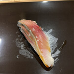 すし繁 - ランチおまかせ７０００円。しめ鯖。