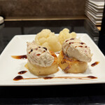 わいん食堂 Chez とし - お通し お麩のフレンチトースト