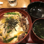 かもねぎうどん - 他人丼。お腹が減ったらうどんとセットでどうぞ(笑)