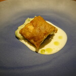 ル クーリュズ - 穴子のそば粉揚げ