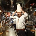 吉祥寺 じゅん粋 - 和牛ステーキ⑤さて仕上げはコック帽