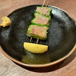 鳥茂 - ピーマンの肉詰め 塩