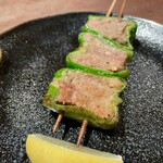 鳥茂 - ピーマンの肉詰め 塩