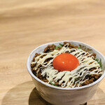 Delicious minced rice bowl