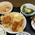 ささら - 切り干し大根旨煮 チキンカツ