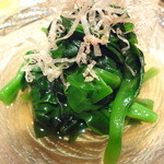 いしもん - ツルムラサキのお浸し