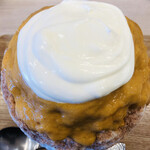 かき氷店 小桃 - このフロスティングクリームが美味！