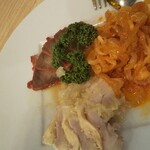 北京ダック専門店 北京カォヤーテン - 三種冷菜の盛り合わせ