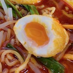 味功 - 揚げ玉子断面