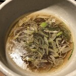 鴨出汁中華蕎麦 麺屋yoshiki - 海老と蟹のクリーミー細つけ麺