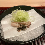 緒方 - 鳥貝のヒモと肝