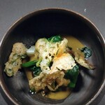 クーリエール - 牡蠣の豚骨ソース