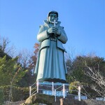 福伸 - 日本一大きな天草四郎像（藍のあまくさ村）。