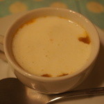 テリーヌ食堂 - スープ。とまと、じゃがいもにクリーム、まろやかで美味しい！