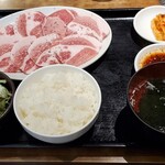 焼肉 おくう - 米沢豚ロースランチ(肉大盛)