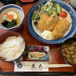 Uodai - 魚フライ定食（850円）