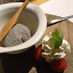 広丞庵　かのか - デザート♪ごまのアイスクリーム