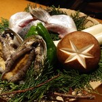 広丞庵　かのか - 本日の炭火焼き♪