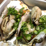 かき太郎 - 胡麻油焼き牡蠣（170円）ちょっと小さいので150円