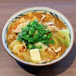 丸亀製麺 - 俺たちのニラバタ豚汁うどん