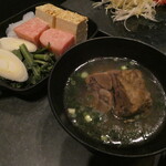 完全個室焼肉ITADAKI - 鍋具材・スープ