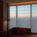 ジ・オークラ・トーキョー - ブラインド越し