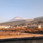 東京旬菜中央１ - おまけ、新幹線の車窓から富士山、新富士東方