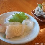 浜料理がんがん - ちょこっとお刺身＋ウニ