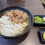 うどん 松ゆき - 肉ぶっかけうどん　出汁が美味い美味い！