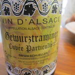 GORI 西麻布 - 今日の白ワイン（2011アルザスのゲヴェルツトラミネール）