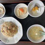 こうらく - 麺類は撮りませんでしたが、これでも小さめサイズ。