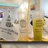 SHIMAUMA BURGER - BURGERとオニポテドリンクセット。ドリンクのカップは細長いやつ