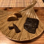 赤田風 - 田芋唐揚・苦瓜梅酢漬・ミヌダル