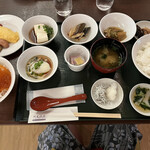 天成園 - 朝食の一部