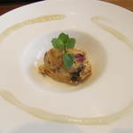 GORI 西麻布 - 今日のデザート（ヌガーグラッセ蜂蜜添え）