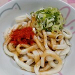 特選みやげ館 - 極伊勢うどん(2人前/645円)をネギトッピングで作ってみました