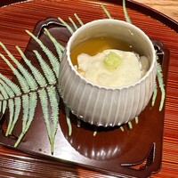 京味 もと井 - 鯛の蕪蒸し　胡麻豆腐