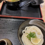 うどん居酒屋 江戸堀 - きつねうどんとおろしぶっかけ