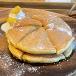 キッチンかわせみ - とーふのパンケーキ 550円