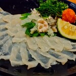 味ふく - ふく刺しです